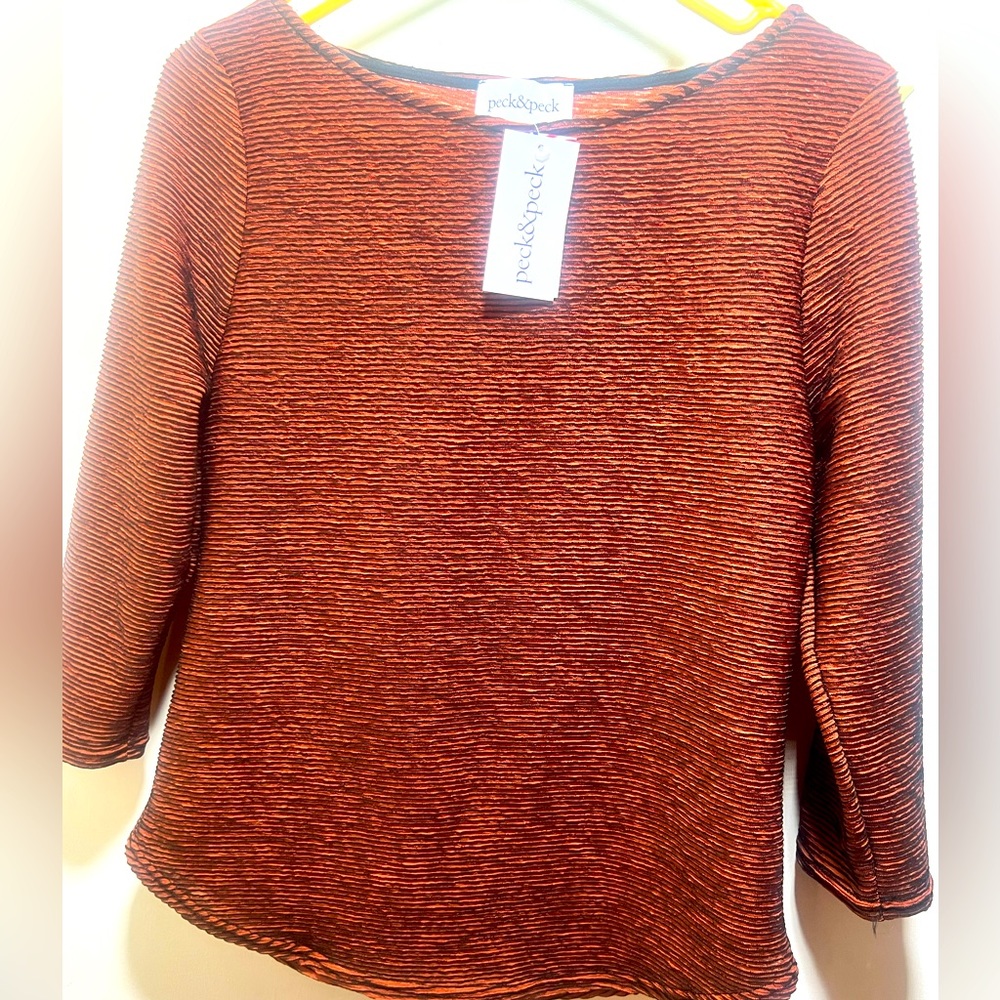 Peck & Peck Short Sleeve Shirt Small